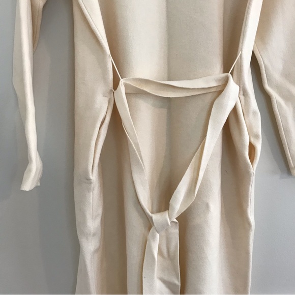 Uniqlo cream coloured belted duster - Picture 3 of 8